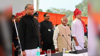 Ashok Gehlot takes oath as Rajasthan chief minister in Jaipur; Vasundhara Raje, Farooq Abdullah in attendance