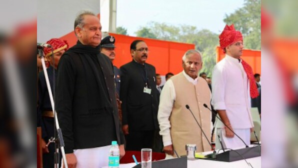 Ashok Gehlot takes oath as Rajasthan chief minister in Jaipur; Vasundhara Raje, Farooq Abdullah in attendance