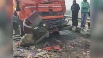 Eight killed, several injured after 50 vehicles pile-up on Haryana's Rohtak-Rewari highway due to dense fog