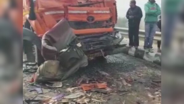 Eight killed, several injured after 50 vehicles pile-up on Haryana's Rohtak-Rewari highway due to dense fog
