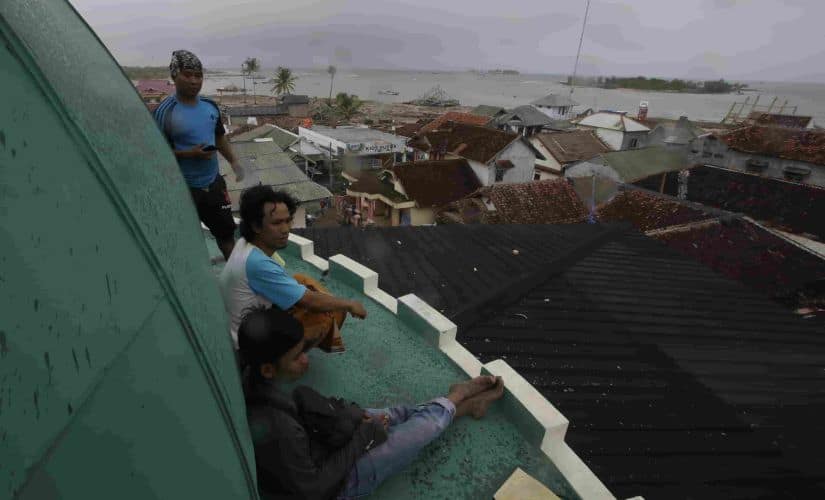 People in Sumur village, which has been slow to receive aid due to roads being cut off, remained stunned by how quickly the tsunami hit. AP