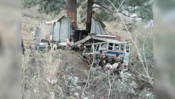 One killed, 34 ITBP personnel injured as bus falls into gorge along Jammu-Srinagar National Highway