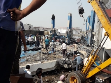 Karnataka: Six people dead, three injured in boiler blast in Bagalkot sugar factory; state govt to provide compensation to deceased's kin Karnataka: Six people dead, three injured in boiler blast in Bagalkot sugar factory; state govt to provide compensation to deceased's kin