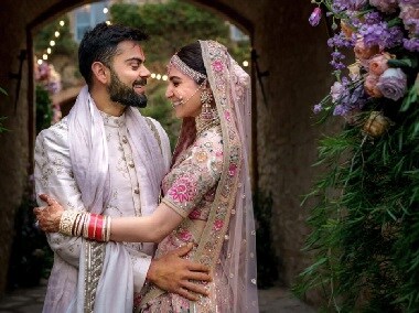 Anushka Sharma wishes Virat Kohli on first wedding anniversary: It's heaven when you marry a good man