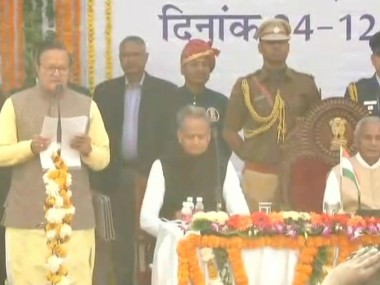 Rajasthan Cabinet expansion: 23 ministers take oath of office at Jaipur's Raj Bhavan Rajasthan Cabinet expansion: 23 ministers take oath of office at Jaipur's Raj Bhavan