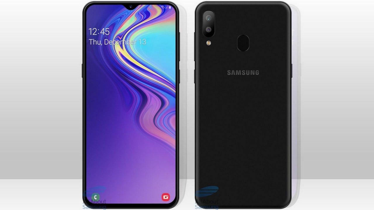 Samsung Galaxy M20 concept. Image: All About Samsung