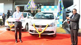 Tata Motors and Zoomcar flag off Tata Tigor EVs for self-drive rental in Pune