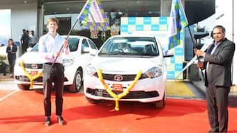 Tata Motors and Zoomcar flag off Tata Tigor EVs for self-drive rental in Pune