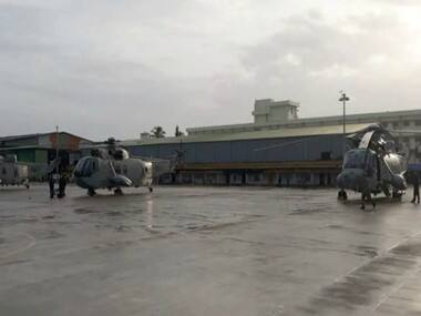Two Navy personnel killed after helicopter hangar door collapses at Southern Naval Command base in Kochi