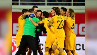 AFC Asian Cup 2019: Goalkeeper Mat Ryan saves two penalties in shootout as Australia beat Uzbekistan in Round of 16 tie