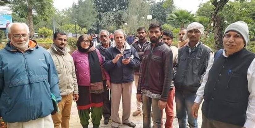 Civil Society members met the Rohtak Superintendent of Poloce to seek an impartial probe. Image Courtesy: Sat Singh