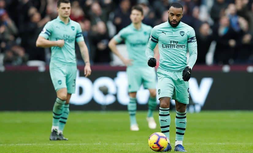 Despite having a greater share of possession in their match against West Ham, Arsenal were unable to carve out many clear-cut chances, losing 1-0. Reuters