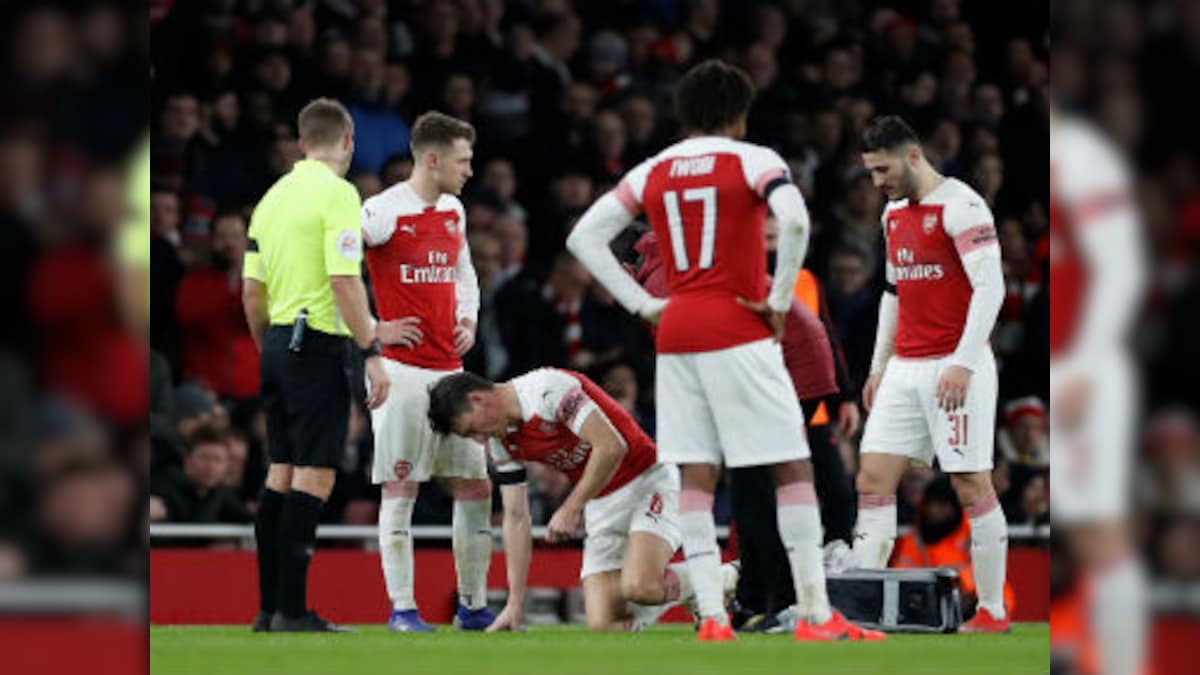 FA Cup: Arsenal face defensive crisis as Laurent Koscielny, Sokratis Papastathopoulos pick injuries against Manchester United