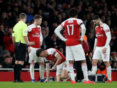 FA Cup: Arsenal face defensive crisis as Laurent Koscielny, Sokratis Papastathopoulos pick injuries against Manchester United FA Cup: Arsenal face defensive crisis as Laurent Koscielny, Sokratis Papastathopoulos pick injuries against Manchester United
