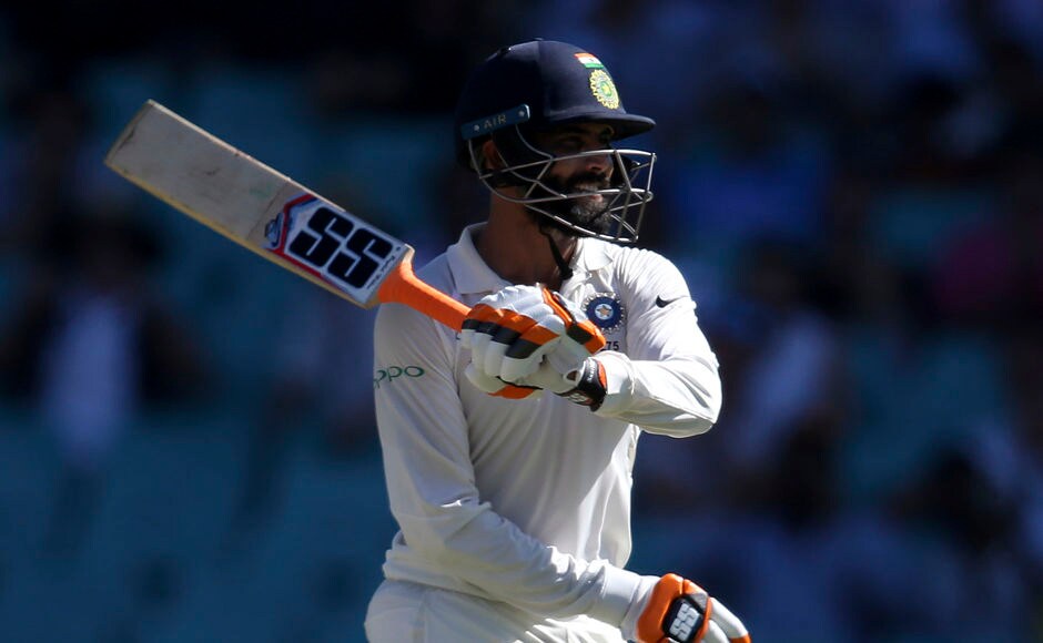 Ravindra Jadeja had a great outing in the middle with the bat in hand. He scored 81 off 114 balls and celebrated the fifty in his typical style. AP Ravindra Jadeja had a great outing in the middle with the bat in hand. He scored 81 off 114 balls and celebrated the fifty in his typical style. AP