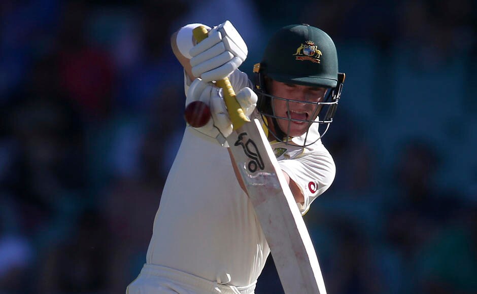Australia's Marcus Harris played the last few overs of the day pretty well after India declared their innings at 622/7. He and opening partner Usman Khawaja are unbeaten at the crease on 19 and 5 respectively. AP Australia's Marcus Harris played the last few overs of the day pretty well after India declared their innings at 622/7. He and opening partner Usman Khawaja are unbeaten at the crease on 19 and 5 respectively. AP