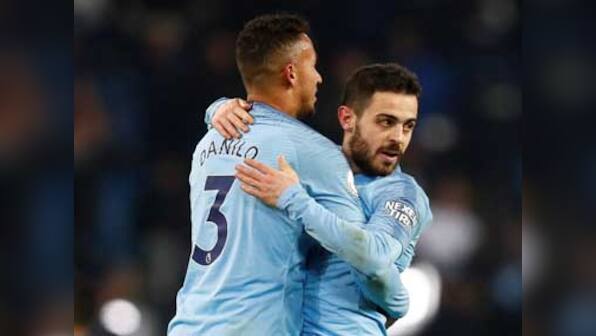 Premier League: Manchester City welcoming the pressure of chasing down Liverpool in title race, says Bernardo Silva