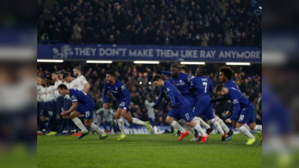 League Cup: Chelsea beat London rivals Tottenham on penalties to set up title clash against holders Manchester City