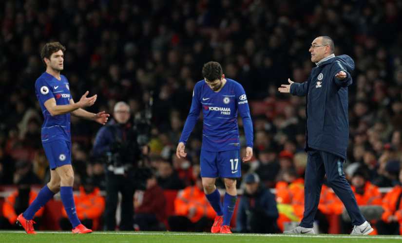 Chelsea's attacking play was very predictable in their 2-0 loss against Arsenal in the Premier League. Reuters