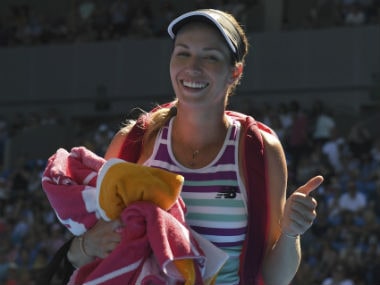 Australian Open 2019: Debutant Danielle Collins upsets second seed Angelique Kerber in straight sets to reach quarters