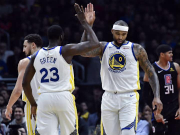 NBA: DeMarcus Cousins shines in much-anticipated Warriors debut to beat Clippers; Kyle Irving-led Celtics down Grizzlies