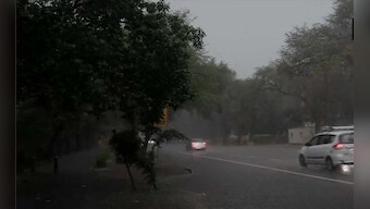 Delhi weather today: National Capital wakes up to heavy rains, hailstorm, waterlogging; north India gets a fresh cover of snow