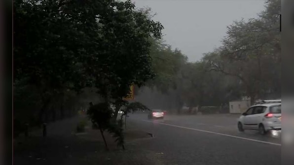 Delhi weather today: National Capital wakes up to heavy rains, hailstorm, waterlogging; north India gets a fresh cover of snow