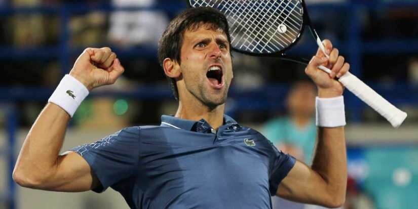Novak Djokovic is eyeing a record 7th Australian Open title. AP