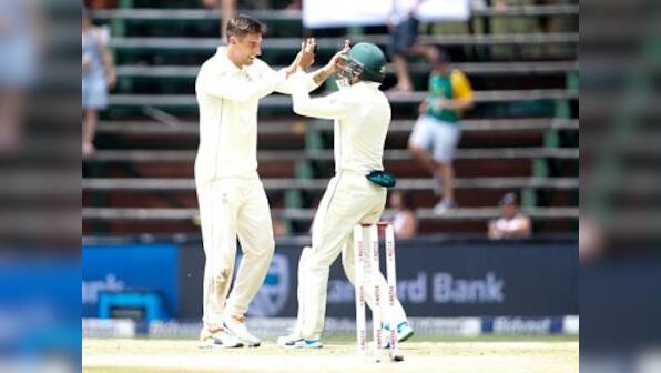 South Africa vs Pakistan: Duanne Olivier picks five-for before Hashim Amla, Quinton de Kock steer hosts to 212-run lead