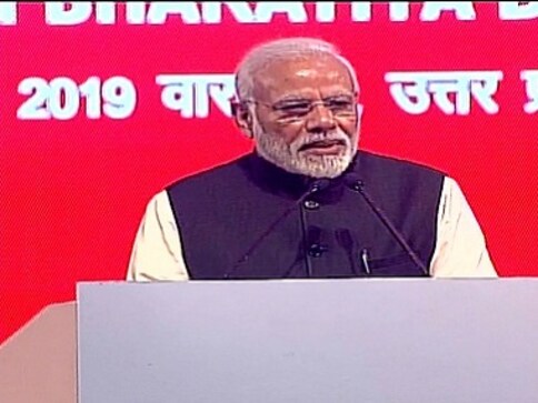 Narendra Modi in Varanasi: PM inaugurates Pravasi Bharatiya Divas, makes 'New India' pitch, lauds govt for curbing corruption Narendra Modi in Varanasi: PM inaugurates Pravasi Bharatiya Divas, makes 'New India' pitch, lauds govt for curbing corruption