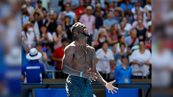 Australian Open 2019: Birthday boy Frances Tiafoe sets up quarter-final clash with Rafael Nadal after beating Grigor Dimitrov