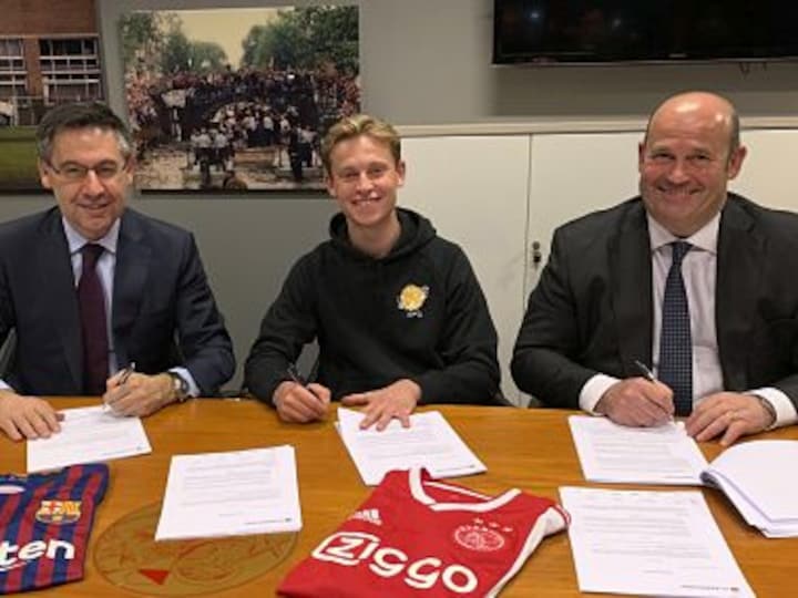La Liga: Barcelona sign highly-rated midfielder Frenkie de Jong from Ajax; Dutch starlet to join club in summer