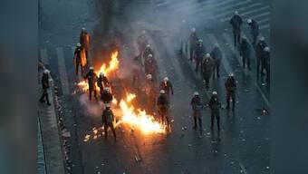 Macedonia name change triggers protests in Greece; 25 injured in clash with police on eve of Greek Parliament debate