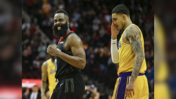 NBA: James Harden shines again as Rockets rally from 21-point deficit to down Lakers in overtime; Bucks, Raptors cruise to win