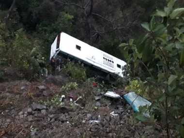 8 critically injured after bus skids off road in Bilaspur district of Himachal Pradesh; 18 others also wounded 8 critically injured after bus skids off road in Bilaspur district of Himachal Pradesh; 18 others also wounded
