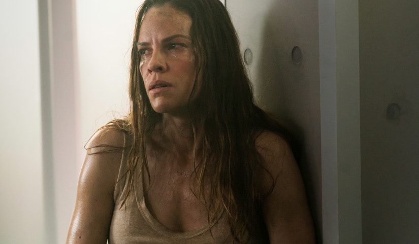 Hilary Swank appears in I Am Mother by Grant Sputore, an official selection of the Premieres program at the 2019 Sundance Film Festival. Courtesy of Sundance Institute | photo by Ian Routledge. All photos are copyrighted and may be used by press only for the purpose of news or editorial coverage of Sundance Institute programs. Photos must be accompanied by a credit to the photographer and/or 'Courtesy of Sundance Institute.' Unauthorized use, alteration, reproduction or sale of logos and/or photos is strictly prohibited.
