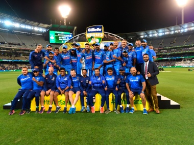 Firstpost Cricast Episode 7: MS Dhoni, Kedar Jadhav's calm in chase, Yuzvendra Chahal's career-best spell and more from India's ODI series win Firstpost Cricast Episode 7: MS Dhoni, Kedar Jadhav's calm in chase, Yuzvendra Chahal's career-best spell and more from India's ODI series win