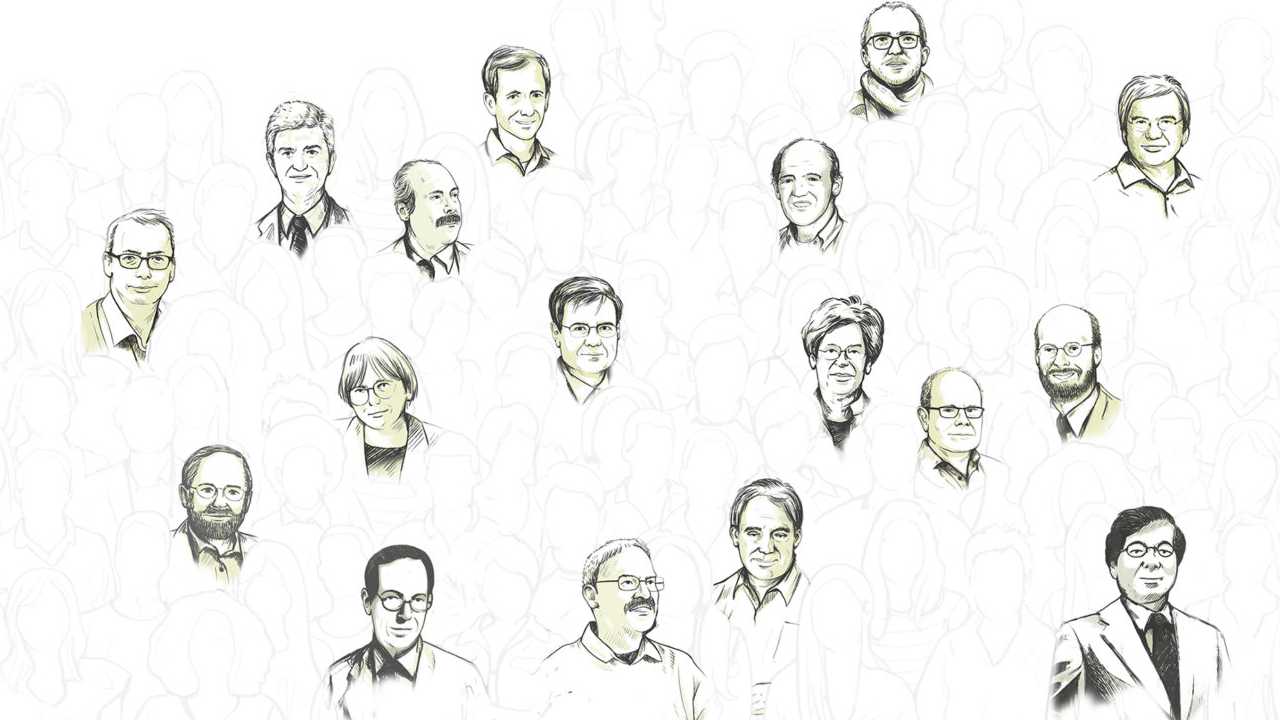 An illustration of some of the most influential researchers of 2018. Image credit: Clarivate Analytics