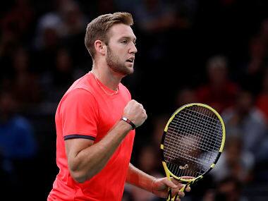 Tennis - ATP 1000 - Paris Masters - AccorHotels Arena, Paris, France - November 2, 2018 Jack Sock of the U.S. reacts during his quarter final match against Austria’s Dominic Thiem REUTERS/Gonzalo Fuentes - RC1FA8AB9BB0