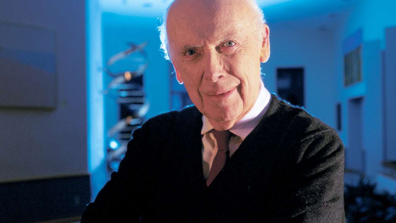 Nobel laureate Dr James Watson, Chancellor, Cold Spring Harbor Laboratory. Image: Wikimedia Commons