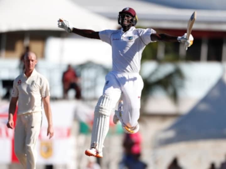West Indies vs England: Jason Holder slams maiden double ton, Shane Dowrich gets century to put hosts in total control