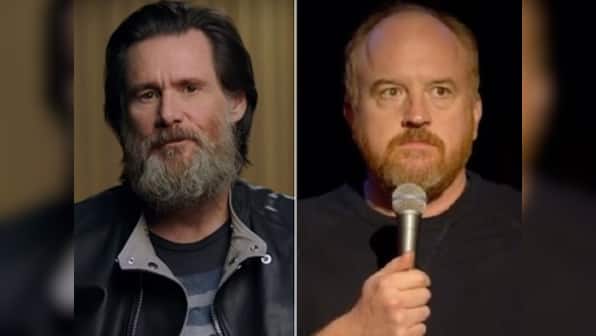 Jim Carrey takes aim at Louis CK in new painting following comments against Parkland shooting survivors