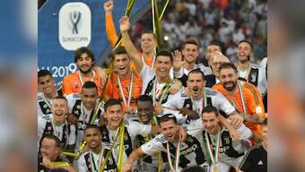 Italian Super Cup: Cristiano Ronaldo scores only goal to hand Juventus first trophy of season with win over 10-man AC Milan