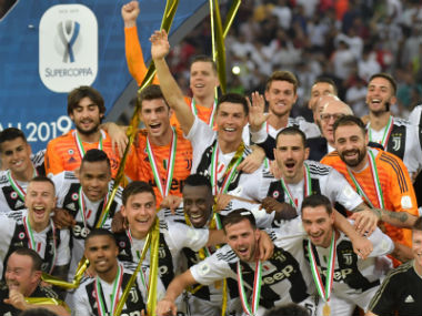 Italian Super Cup: Cristiano Ronaldo scores only goal to hand Juventus first trophy of season with win over 10-man AC Milan Italian Super Cup: Cristiano Ronaldo scores only goal to hand Juventus first trophy of season with win over 10-man AC Milan