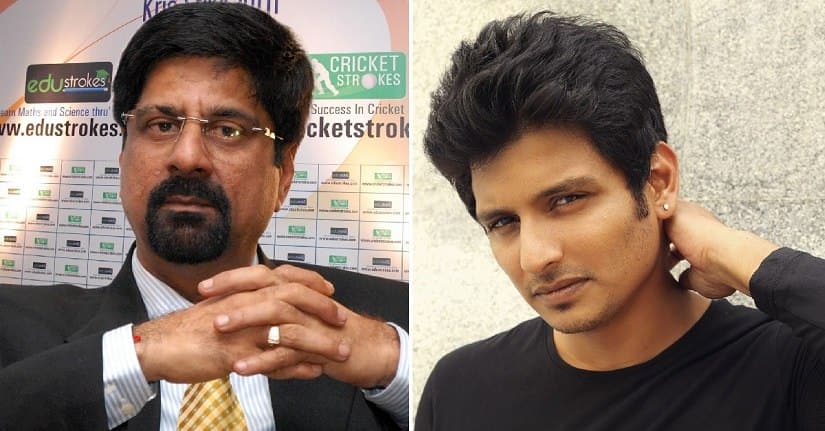Krishnamachari Srikkanth (L): Jiiva (R)