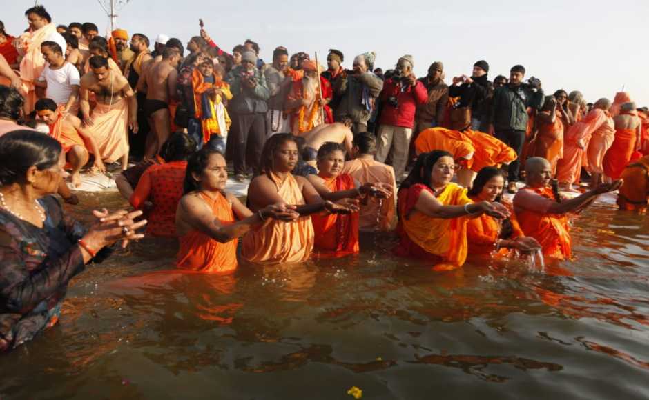 Rs 4,236 crore was allocated to organise the Kumbh this time. The Uttar Pradesh government is chipping in with Rs 2,000 crore, and the Centre has allocated Rs 2,200 crore. Sumit Kumar/101 Reporters Rs 4,236 crore was allocated to organise the Kumbh this time. The Uttar Pradesh government is chipping in with Rs 2,000 crore, and the Centre has allocated Rs 2,200 crore. Sumit Kumar/101 Reporters