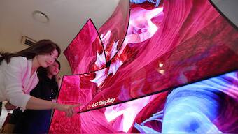 LG showcases new 88-inch 8K OLED television which doubles as a speaker at CES 2019