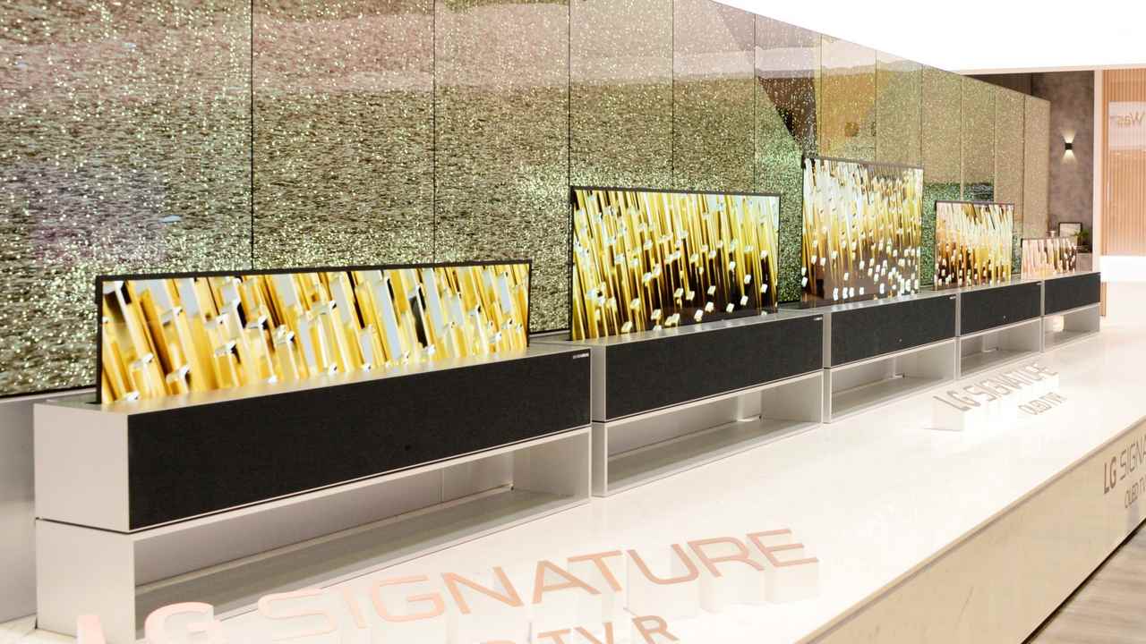 LG rollable TV. Image: LG Newsroom