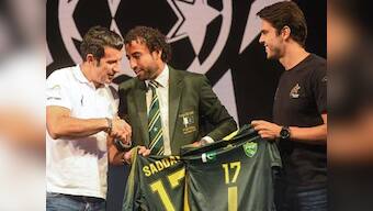 Luis Figo, Ricardo Kaka visit Pakistan as part of World Soccer Stars tour; vow to develop 'great promise' in country