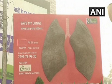 Pollution turns artificial lungs installed in Lucknow black in 24 hours; experts point to ‘loopholes’ in govt’s clean air policy Pollution turns artificial lungs installed in Lucknow black in 24 hours; experts point to ‘loopholes’ in govt’s clean air policy